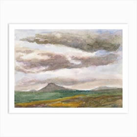 Near Braur Falls Scotland 29th July 2024 Art Print