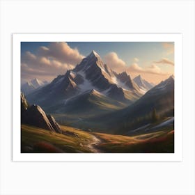 The Mountains Art Print