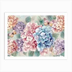 Hydrangeas 9 Art Print