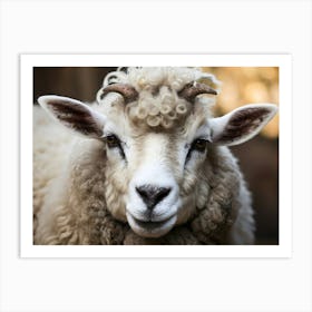 Sheep With Horns 1 Art Print