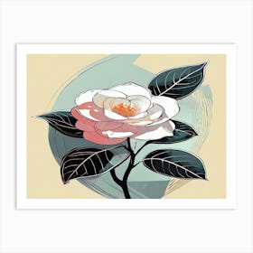 White Flower 3 Art Print