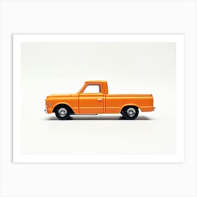 Toy Car 67 Chevy C10 Orange Art Print