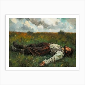 Contemporary Artwork Inspired By Gustave Courbet 3 Art Print