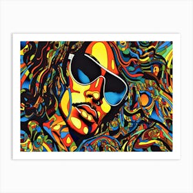 Wow Cool Psychedelic Art Print