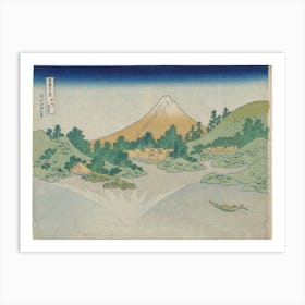 Reflection In Lake Misaka, Kai Province (1830–1833), Katsushika Hokusai Art Print