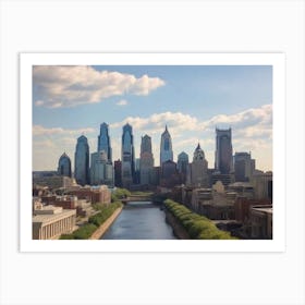 Philadelphia Skyline 2 Art Print