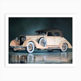 Rolls Roys �l Auf Leinwand Art Print