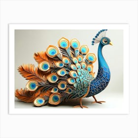 Peacock 30 Art Print