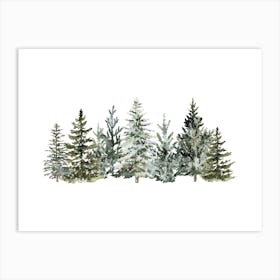 Winter Trees Art Print