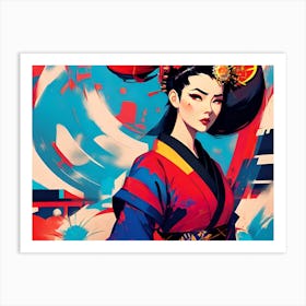 Geisha 116 Art Print