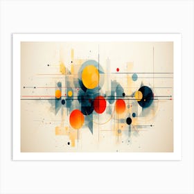 Abstract Circles 13 Art Print