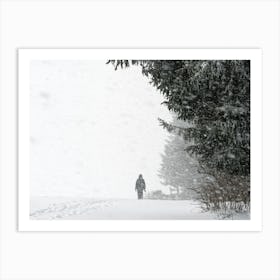 Snowstorm Art Print