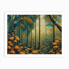 Forest Of Flowers Art Print
