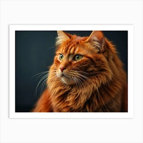 Portrait Of A Cat 4 Art Print