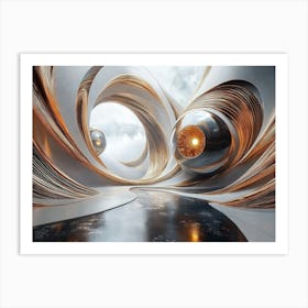 3D Abstract Painting Art Print