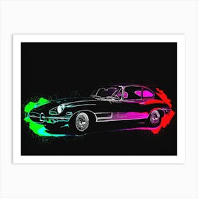 Jaguar E Type 2 Art Print