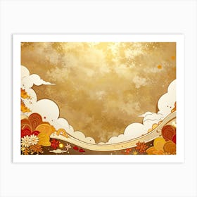 Autumn Background Art Print