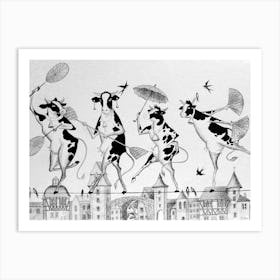 Seilt�nzerinnen Art Print