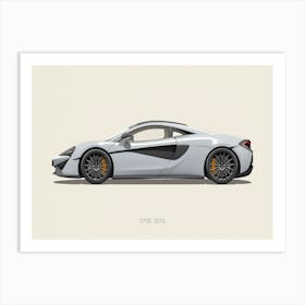 Mclaren 570s Car Style Art Print