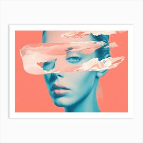 Woman'S Face 30 Art Print