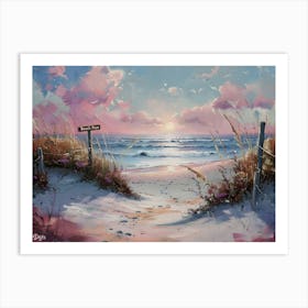 Peaceful Beach 10 Art Print