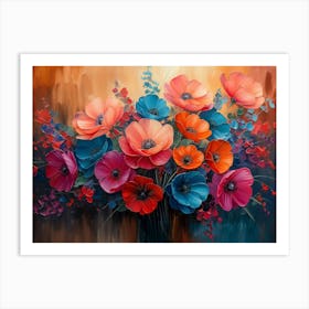 Flowers In A Vase 2 Art Print