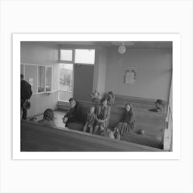 Untitled Photo, Possibly Related To Agricultural Workers Wait In The Clinic At The Fsa (Farm Security Administration Art Print