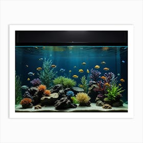 Aquarium With Fishes Art Print