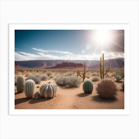 Desertscene Art Print