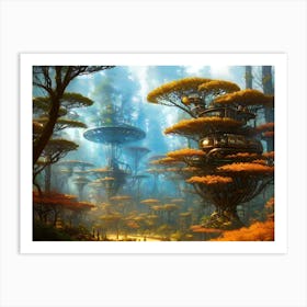 Forest Of Trees 5 Art Print