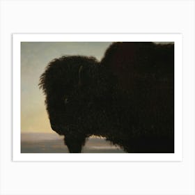 Vintage Bison 1 Art Print