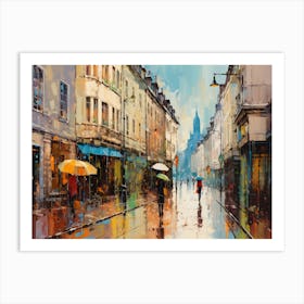 Rainy Day In Paris Art Print