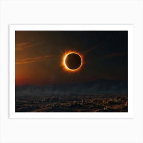 Solar Eclipse Art Print