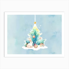 Christmas Tree Art Print