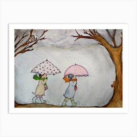 Ethel And Sue Go Down To The Woods  Art Print