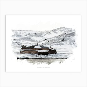 Terra Nova Hut, Antarctica Art Print