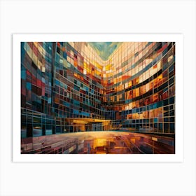 City At Night 2 Art Print