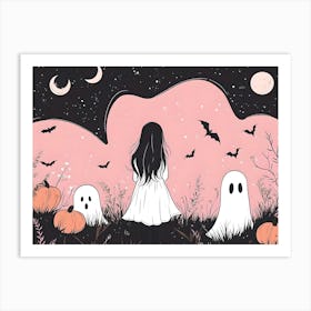 Ghosts In The Field 3 Art Print