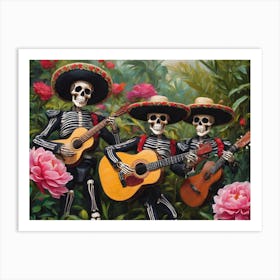 Mariachi band  Art Print