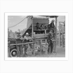 Judges Stand At Rodeo, Quemado, New Mexico By Russell Lee Art Print