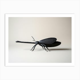 Black Bug Art Print