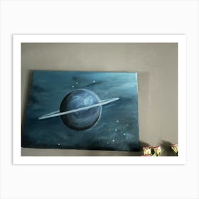 Saturn Painting Art Print