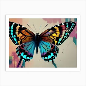 Abstract Butterfly 5 Art Print