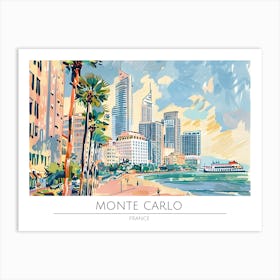 Monte Carlo 2 Art Print