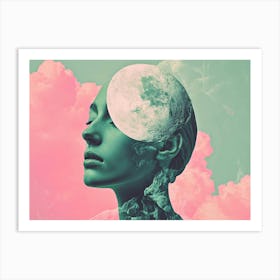 Lucid Dreaming Pink Clouds Art Print