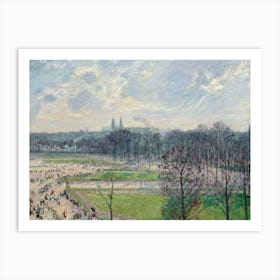 The Garden Of The Tuileries On A Winter Afternoon (1899), Camille Pissarro Art Print