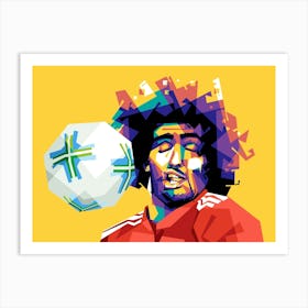 Marouane Fellaini Wpap Art Print