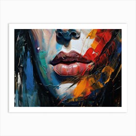 Abstract Of A Woman 3 Art Print