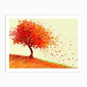 Autumn Tree Art Print