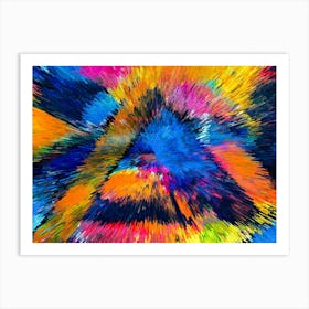 Acrylic Extruded Painting 68 Art Print